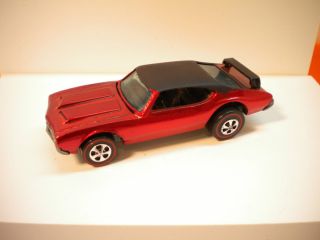 Red w Black Roof Olds 442 Customized Redline