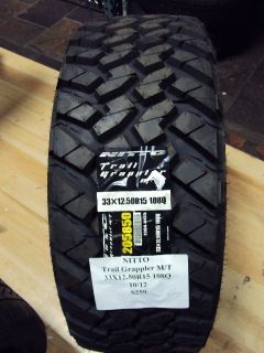 Nitto Trail Grappler M T 33x12 50R15 108Q Brand New Tire