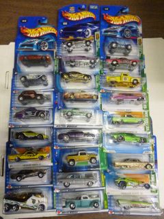 HOT WHEELS TREASURE HUNT LOT of 26 Different diecast cars by Mattel