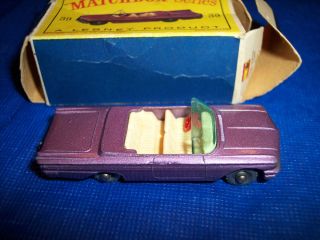 Matchbox Lesney 39 Pontiac in RARE Purple Color NMIB