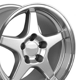 17 Silver ZR1 Style Wheel 17 x 11 Rim Fits Corvette