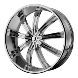 22 inch Chrome KMC Wheels Rims 6x5 5 6x139 7 Pathfinder Titan Xterra