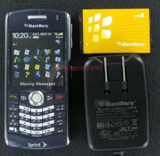 Used Sprint Rim Blackberry Pearl 8130 CDMA Mobile Phone 843163019393
