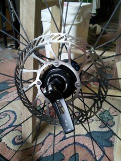 Cole C38 Lite Disc Carbon Clincher Wheelset Rotors Skewers Cyclocross