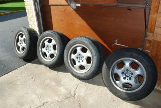 E53 17 Snow Tires and Genuine Rims Bonus Floor Jack Tire Iron