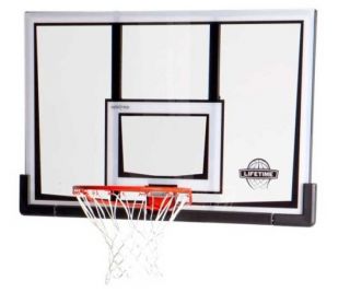 Lifetime 52 Basketball Backboard Rim Combo Model 90087