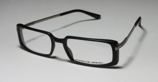 New Porsche Design 8016 C 52 17 140 Full Rim Black Eyeglasses Glasses