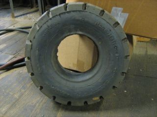 pair of 5 00x8 solid pnuematic tire rim width 4 50 forklift lift truck