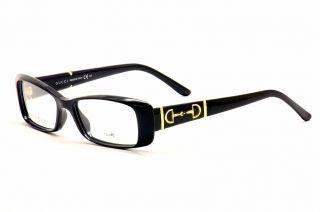 Gucci Eyeglasses 3552 135 Black Crystal Full Rim Optical Frame
