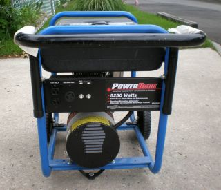  Brand 5250 Watt Portable Electric Power Generator with Wheels GT5250