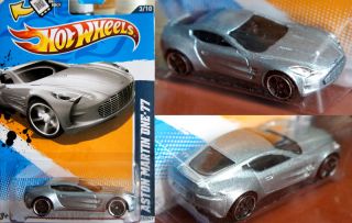 Hotwheels Aston Martin One 77 Silver Gray