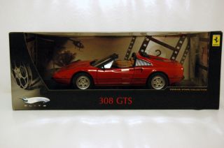 18 Hotwheels Elite Ferrari 308 GTS Red Targa Top Magnum P I Car