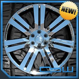  CADILLAC ESCALADE CHROME PLATED WHEELS RIMS TIRES PACKAGE MARCELLINO
