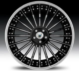 19 asanti AFC402 Black Chrome Wheels Rims 3 Piece