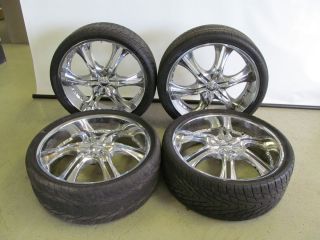 26 Chrome Wheels Tires 6 Lug 26X9J 305 30R26 Wheels Tires