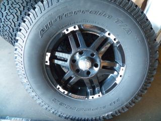 BF Goodrich LT315 70R17 Tires and Rims