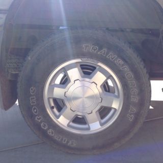 GMC Sierra 17 Alloy Wheels and 265 70R17 Tires