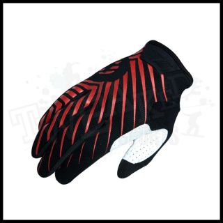 New 2011 SixSixOne 401 Chevron Gloves   Red , Size Large