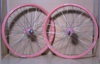  School BMX Woody Itson Signature ACS Z Wheels Z Rims Z Hubs Pink NOS