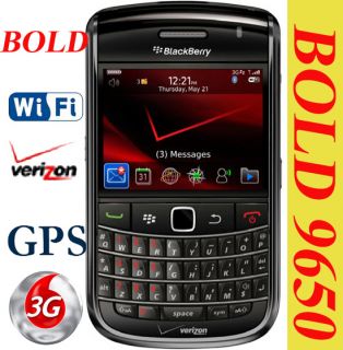 RIM Blackberry 9650 BOLD 3G WIFI Phone Verizon NO Contract Smartphone
