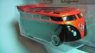 Hot Wheels Garage VW T1 Drag Bus Orange Black New Mint