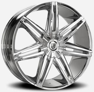 Lexani Johnson II Chrome Wheel Rim 5x150 Lexus LX470 Sequoia