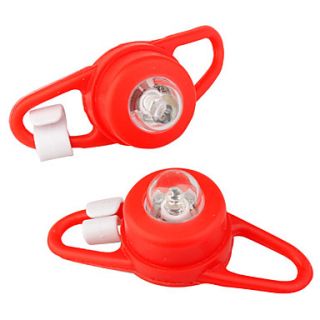 USD $ 5.69   Red Light 3 Mode Tie On Bike Light Keychains (2 Keychain
