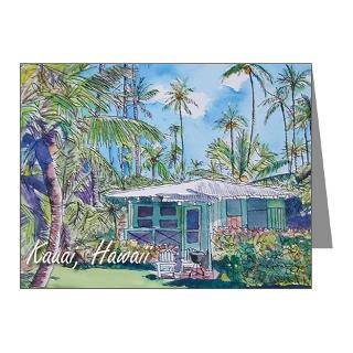 Aqua Gifts  Aqua Note Cards  Blue Cottage Note Cards (Pk of 10)
