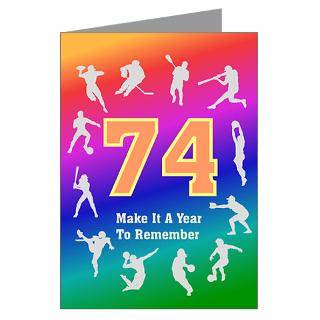 74 Gifts  74 Greeting Cards  Year Remember   Birthday Card   74