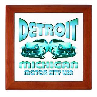 Detroit Michigan   Motor City USA  Shop America Tshirts Apparel