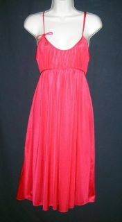 Vintage Kayser Rose Nylon Empire Styled Nightgown Medium