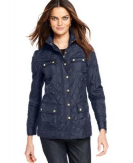 Esprit Jacket, Hooded Diamond Quilted   Womens Coats