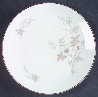 Johann Haviland Joh17 Salad Plate, Fine China Dinnerware   Gray & Beige Floral