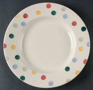 Bridgewater Polka Dot Dinner Plate, Fine China Dinnerware   Multicolored Dots,No