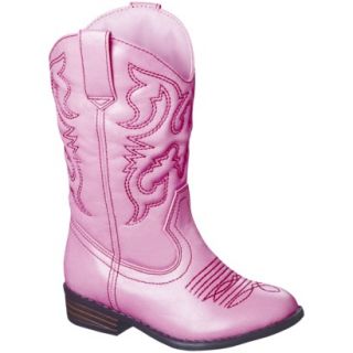Toddler Girls Cherokee Gregoria Cowboy Boot   Pink 9