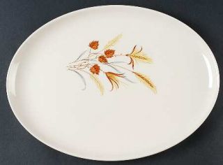 Taylor, Smith & T (TS&T) Autumn Harvest 13 Oval Serving Platter, Fine China Din
