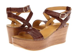 Nine West RolleUp Womens Wedge Shoes (Brown)