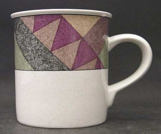 Studio Nova Palm Desert Mug, Fine China Dinnerware   Multicolor Geometric&Southw