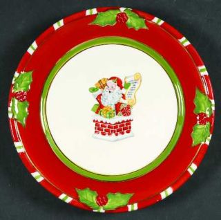 Christopher Radko Letters To Santa Salad Plate, Fine China Dinnerware   Santa,Sl