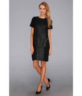 Kenneth Cole New York Jacquelyn Tweed Dress Womens Dress (Black)