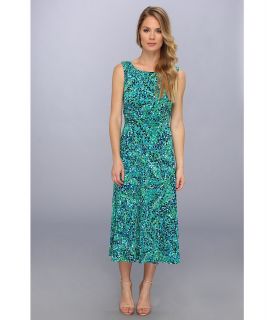 Jessica Howard Roushed Waist Dress Womens Dress (Blue)