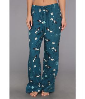 Life is good Flannel Sleep Pant Womens Pajama (Navy)