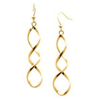 Womens Fashion Dangle Earrings   Gold