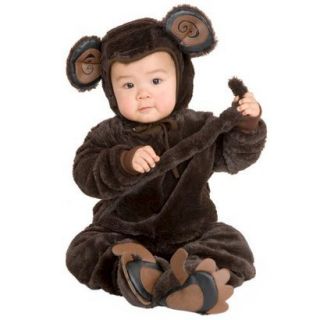 Plush Monkey Infant Costume   Newborn