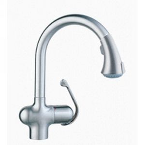 Grohe 33755SD0 Ladylux Single Handle Pull Out Spray Kitchen Faucet