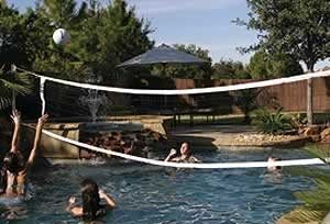 S.R. Smith SVOLY Pool Volleyball, Salt Pool Friendly Volleyball Game With Anchors