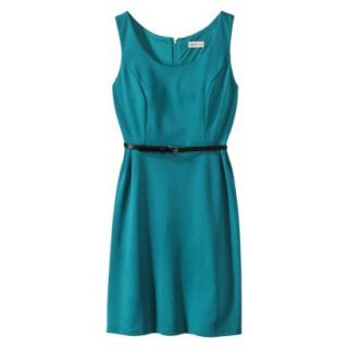 Merona Womens Ponte Sleeveless Fit and Flare Dress   Monterey Bay   XL