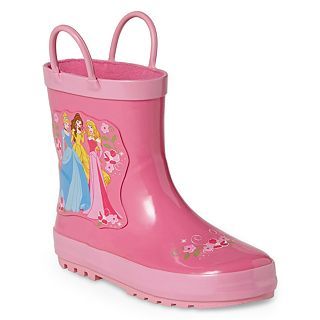 Disney Princesses Girls Rain Boots, Pink