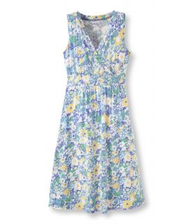 Summer Knit Dress, Sleeveless Floral