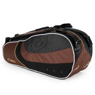 Asics Six Pack Tennis Bag Black/Brown
